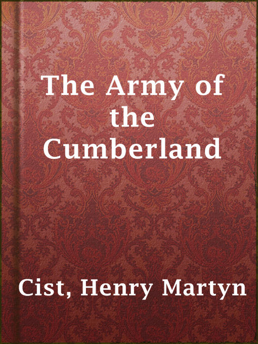 Title details for The Army of the Cumberland by Henry Martyn Cist - Available